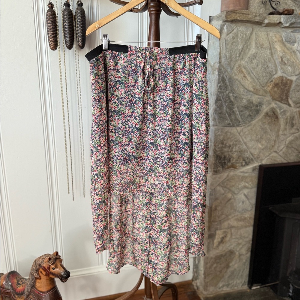 Princess Vera Wang Floral Hi Low Skirt
